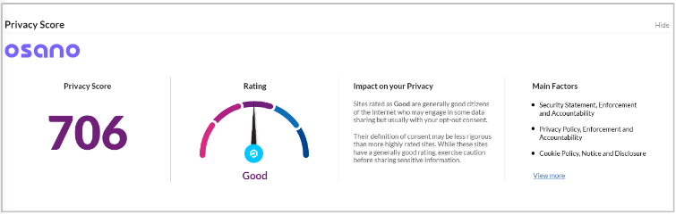 ThirdPartyTrust-Osano-Integration-privacy-score