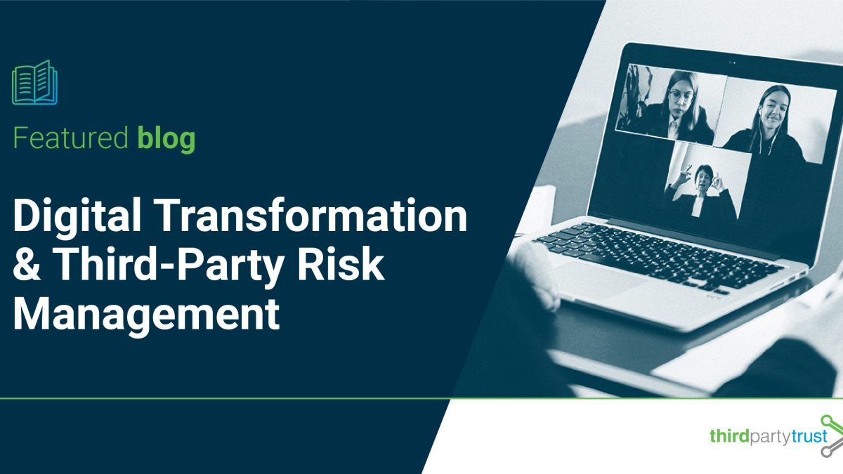 digital transformation and third-party risk management