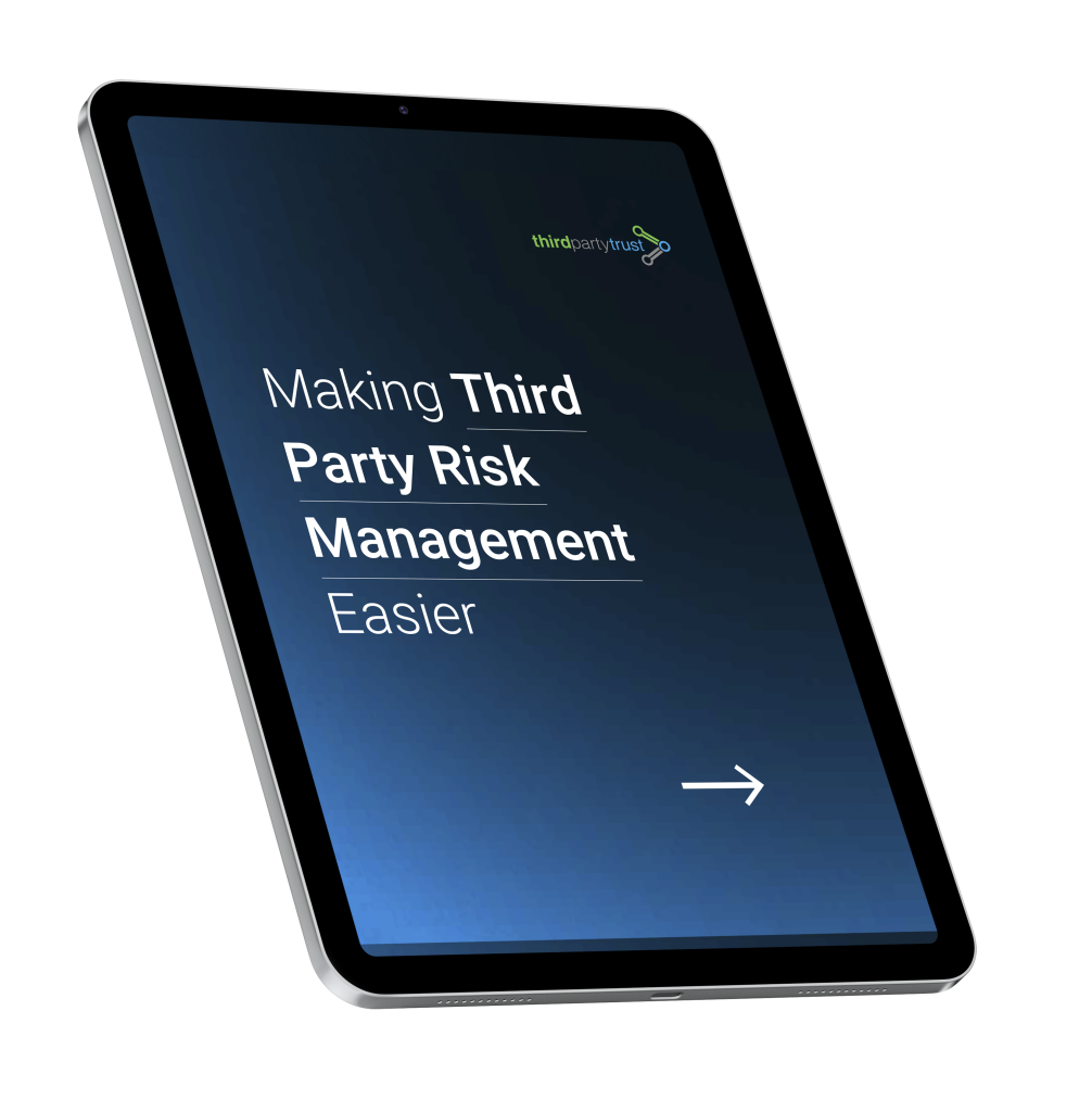 making third party risk management easier